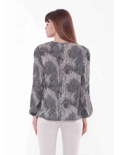 BLUSA 1749 PVIF NERO BEIGE