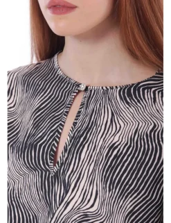 BLUSA 1749 PVIF NERO BEIGE
