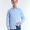 CAMICIA CHEALS PCO AZZURRO