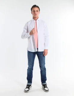 CAMICIA CHEALS PCO BIANCO