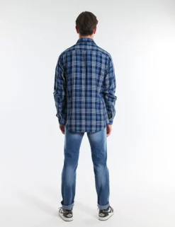 CAMICIA KRON TCOS INDACO