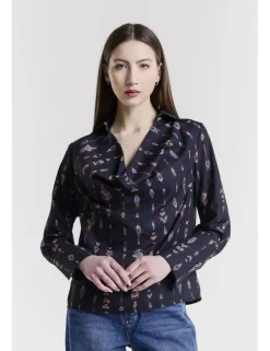 CAMICIA LASC RVIF BLU SCURO