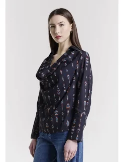 CAMICIA LASC RVIF BLU SCURO