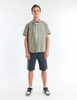 CAMICIA MC DRAYS TCO MILITARE