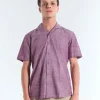 CAMICIA MC DRAYS TCO RHUM