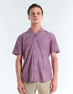 CAMICIA MC DRAYS TCO RHUM