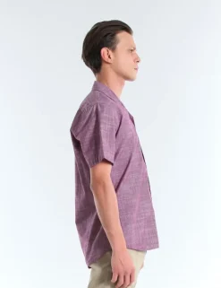 CAMICIA MC DRAYS TCO RHUM