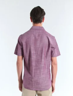 CAMICIA MC DRAYS TCO RHUM
