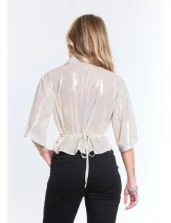 CAMICIA MC LUCIL RPL AVORIO