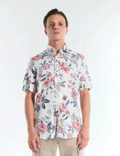 CAMICIA MC MARTIN TVIF BIANCO BLU