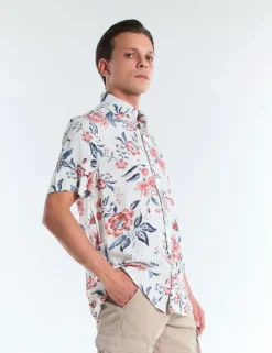 CAMICIA MC MARTIN TVIF BIANCO BLU