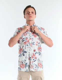 CAMICIA MC MARTIN TVIF BIANCO BLU