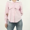 CAMICIA ML ERVEL PCOR ROSA