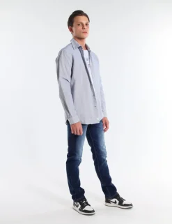 CAMICIA PARKS TLIR BIANCO BLU