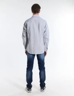 CAMICIA PARKS TLIR BIANCO BLU