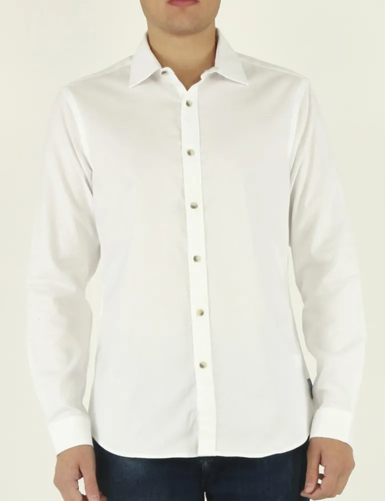 CAMICIA PINNER PCOO BIANCO