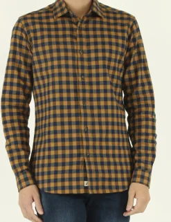 CAMICIA PONDER YCOQ BLU OCRA