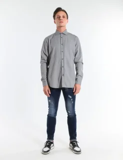 CAMICIA TEMPLE 9OZ GRIGIO CH