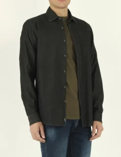 CAMICIA TEMPLE 7OZ NERO