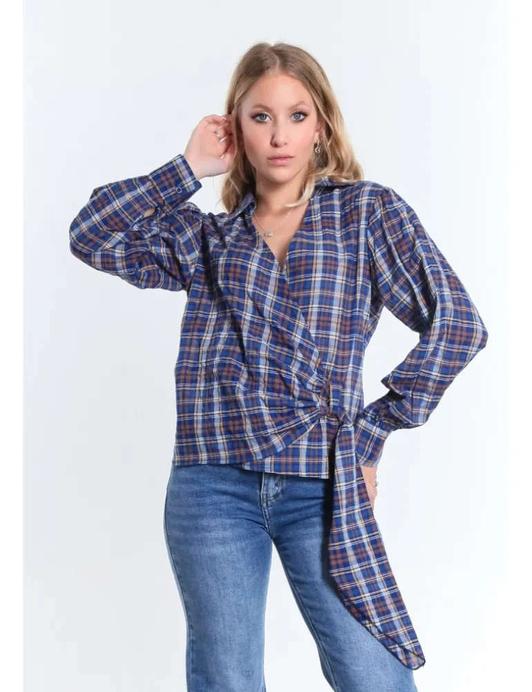 CAMICIA TRAIS TCOS INDIGO