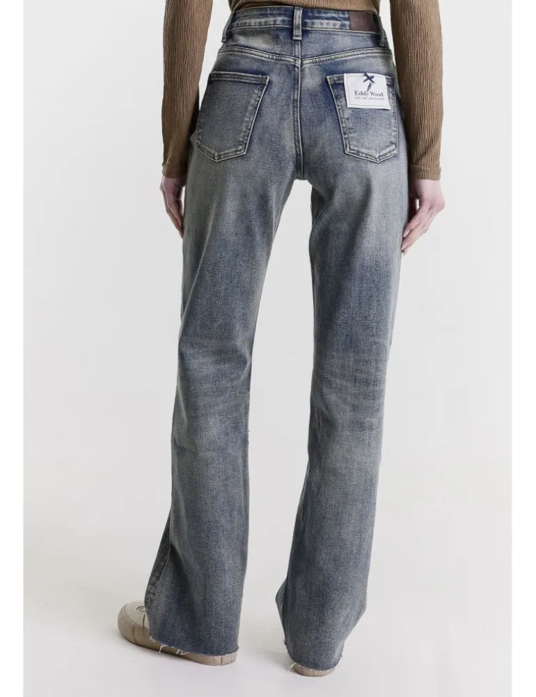 JEANS CLARA 12OZ USED DIRTY