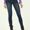 JEANS GEORGINA UP 12OZ DARK USED