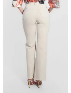 JEANS LOLA 10OZ BIANCO OFF