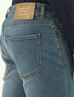JEANS LUCAS 12OZ DARK USED