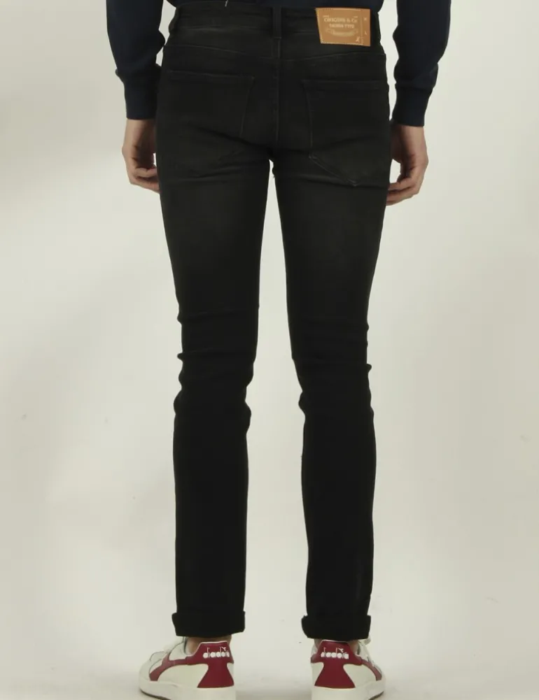 JEANS PROJECT 12OZ NERO
