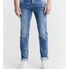 JEANS SAX 12OZ USED SMK