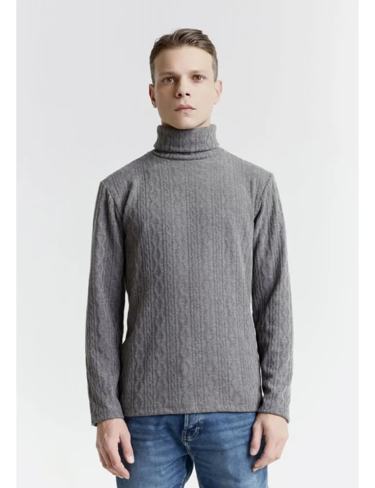 PULL DV CLAVE JPL GRIGIO MD