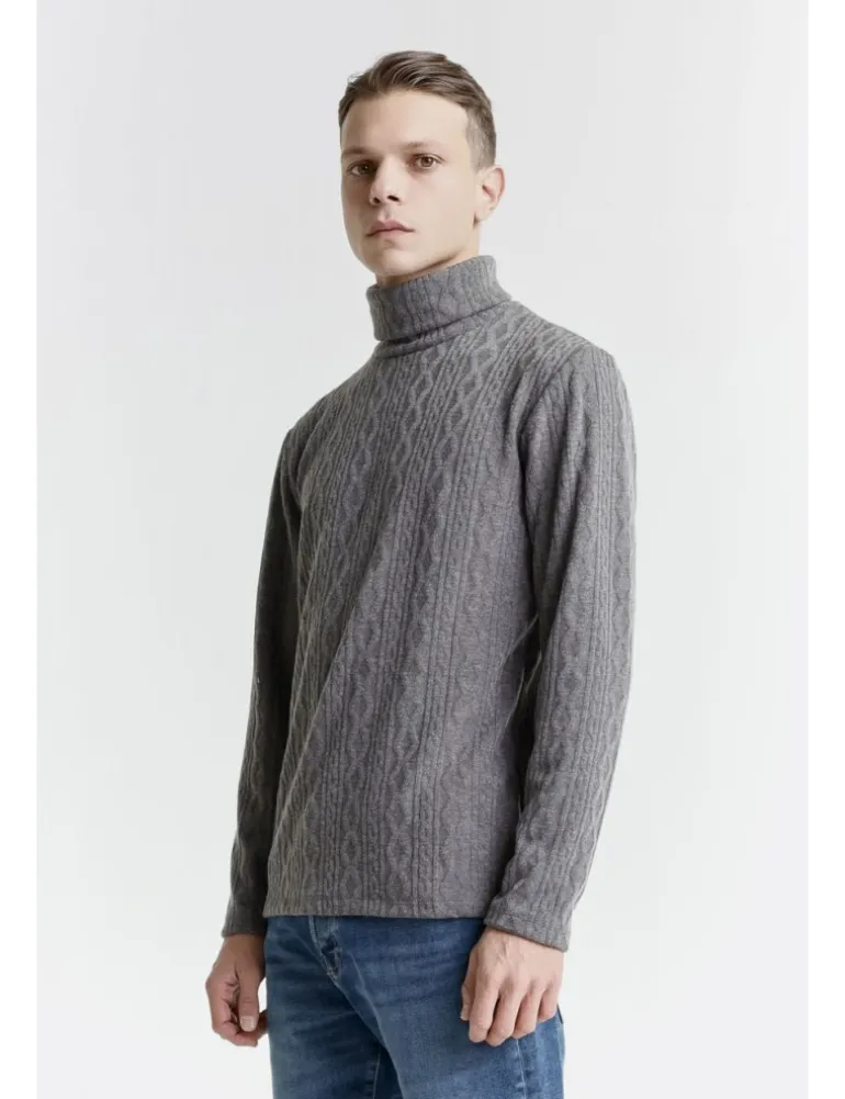 PULL DV CLAVE JPL GRIGIO MD