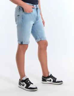 SHORT ALBERT REV 11OZ DARK BLU