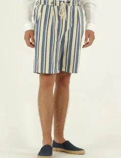 SHORT POTTEN TCOR WHITE OFF BLU