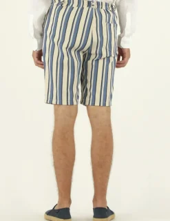 SHORT POTTEN TCOR WHITE OFF BLU