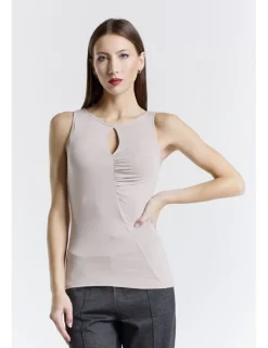 TOP RAVON JVI ECRU