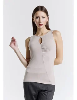 TOP RAVON JVI ECRU