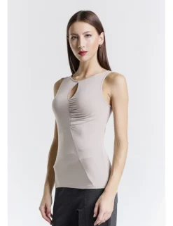 TOP RAVON JVI ECRU