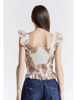 TOP XALI MCOF ECRU
