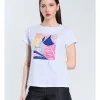 T-SHIRT APPE JCOSW BIANCO FIORI
