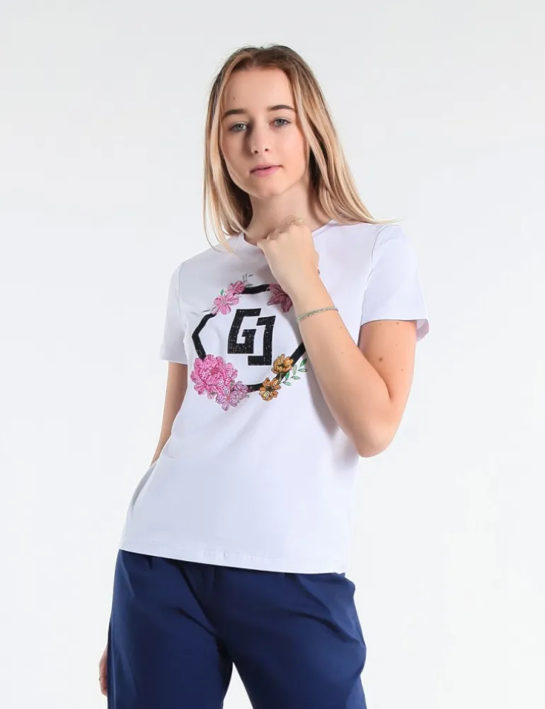 T-SHIRT BD64022 JCPSW BIANCO