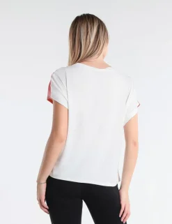 T-SHIRT BD64014 JVIG LILLA ARANCIO