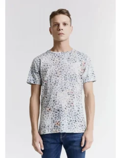 T-SHIRT CROWN JCOF BLU