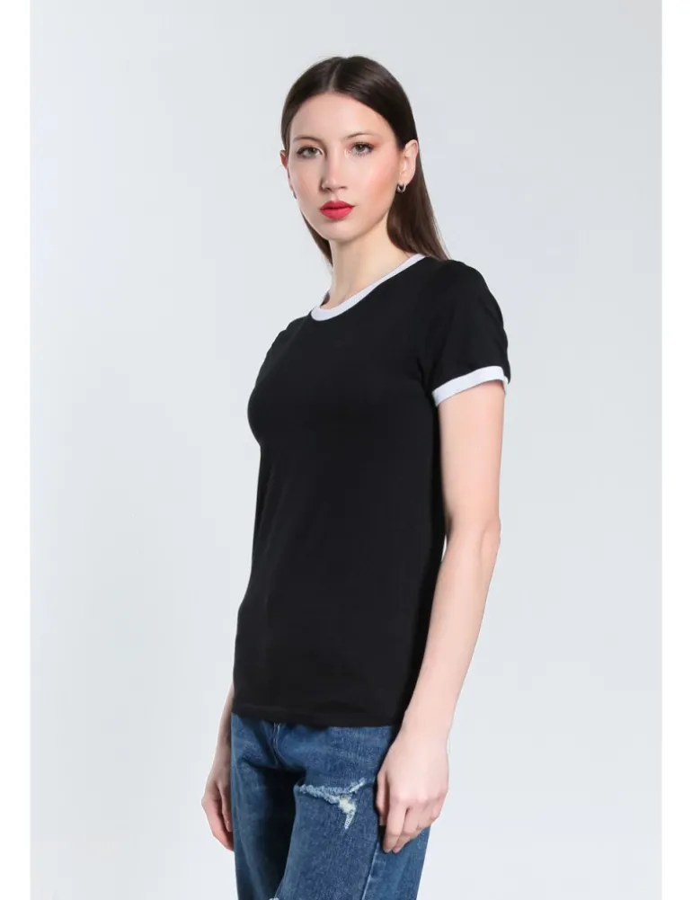 T-SHIRT ENFIE JCO NERO BIANCO