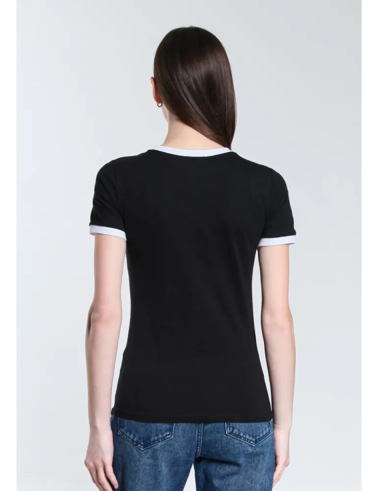 T-SHIRT ENFIE JCO NERO BIANCO