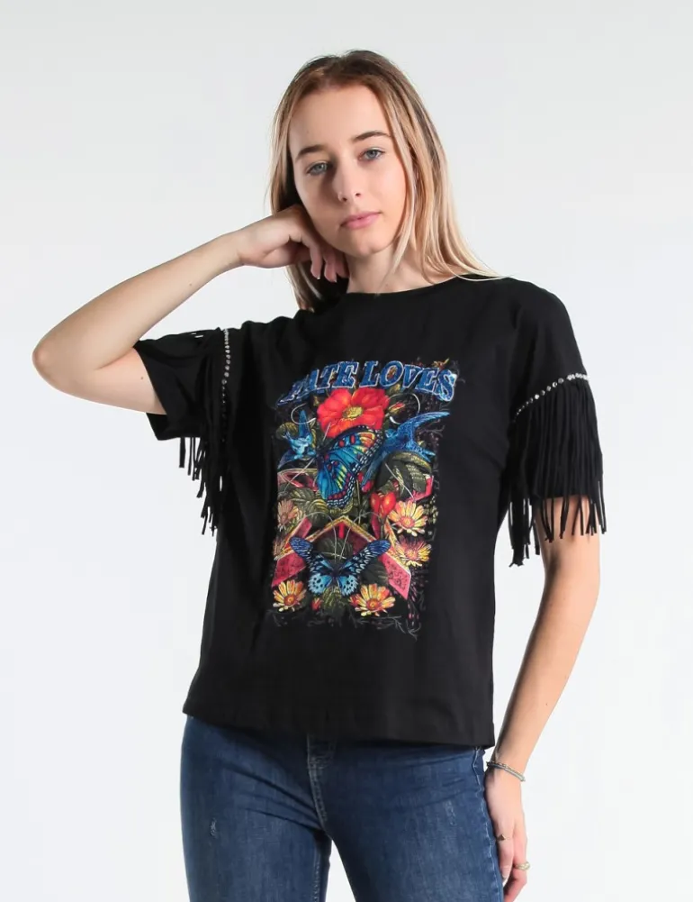 T-SHIRT GAYA JCOSWA NERO