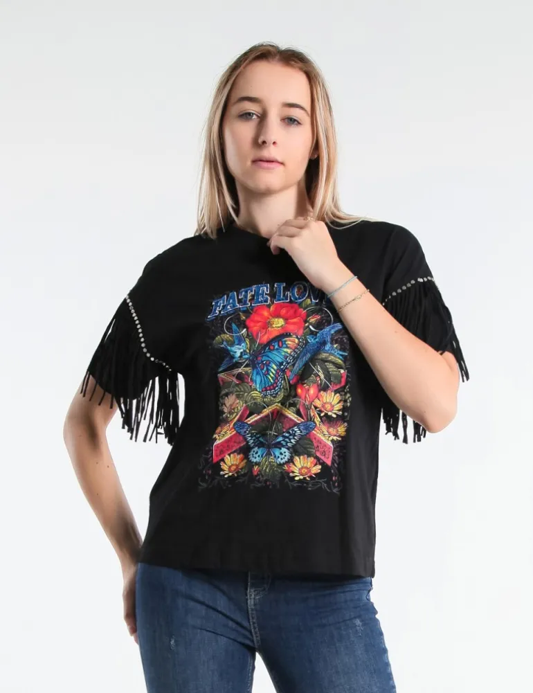 T-SHIRT GAYA JCOSWA NERO