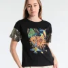 T-SHIRT LIKA JCOSWA NERO