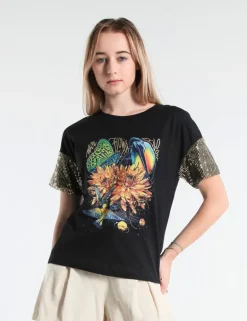 T-SHIRT LIKA JCOSWA NERO