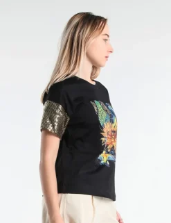 T-SHIRT LIKA JCOSWA NERO